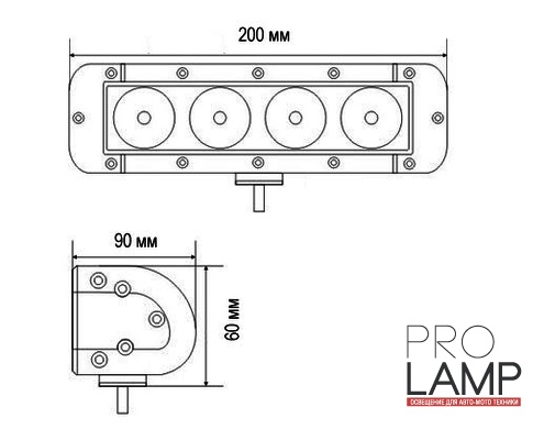 Светодиодная балка PRL-76012-40 — PRL 76012 40 sh