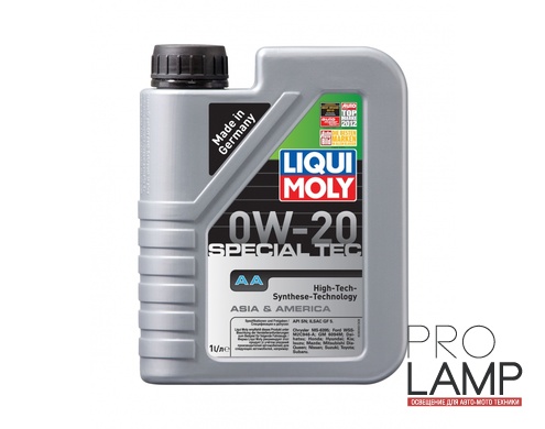 LIQUI MOLY Special Tec AA 0W-20 — НС-синтетическое моторное масло 1 л.
