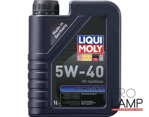 LIQUI MOLY Optimal Synth 5W-40 — НС-синтетическое моторное масло 1 л.
