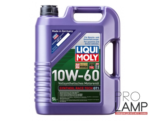 LIQUI MOLY Synthoil Race Tech GT1 10W-60 — Синтетическое моторное масло 5 л.