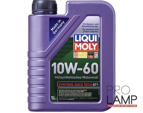LIQUI MOLY Synthoil Race Tech GT1 10W-60 — Синтетическое моторное масло 1 л.
