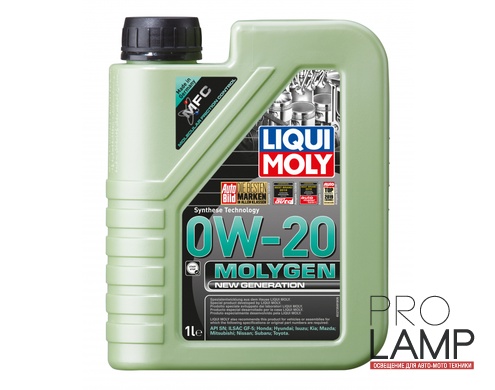 LIQUI MOLY Molygen New Generation 0W-20 — НС-синтетическое моторное масло 1 л.