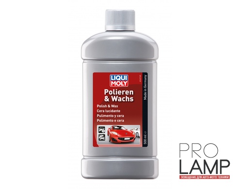 LIQUI MOLY Polieren & Wachs — Универсальная полироль для любых поверхностей 0.5 л.