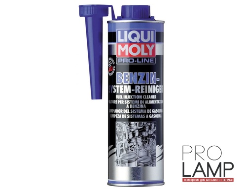 LIQUI MOLY Pro-Line Benzin-System-Reiniger — Присадка для очистки бензиновых систем впрыска 0.5 л.