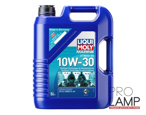 LIQUI MOLY Marine 4T Motor Oil 10W-30 - НС-синтетическое моторное масло, 5л
