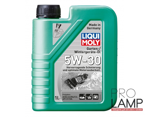 Garten-Wintergerate-Oil 5W-30 — Всесезонное НС-синтетическое моторное масло для садовой и силовой техники 1 л.