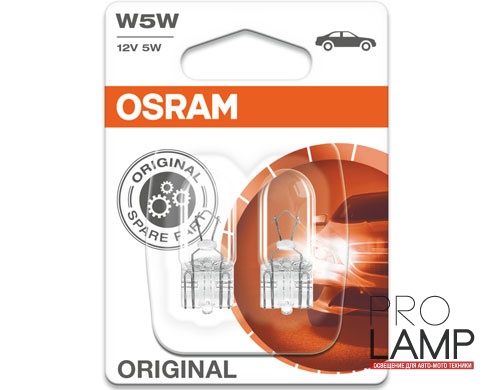 Галогеновые лампы Osram Original Line W5W - 2825-02B